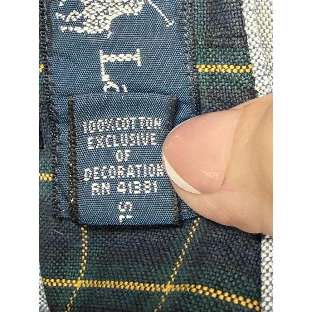 Polo Ralph Lauren Custom Fit Button Down Shirt‎ Mens XL Blue Yellow Long Sleeve